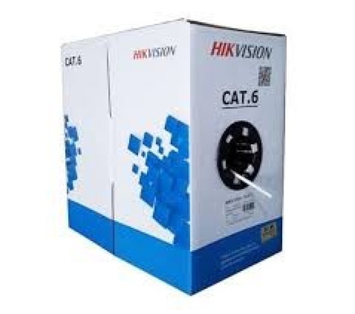 [DS-1LN6-UE-W] Hikvision DS-1LN6-UE-W 305 m CAT6 UTP Network Cable (Solid Copper, 0.53 mm, CM)