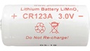 Hikvision DS-PDP-IN-CR123A/Pack (2) Indoor Detector Battery 1600mAh  Used  with door contact, outdoor siren, indoor detector, etc