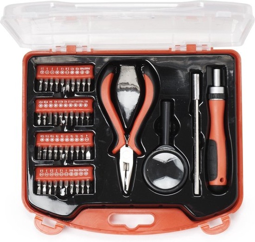 [TK-BASIC-02] Cableexpert 'Basic' Tool Set (40 pieces)