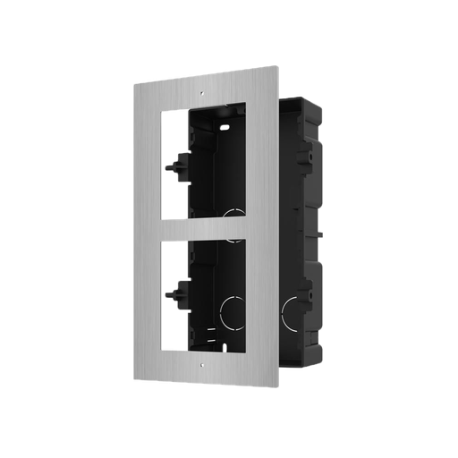[DS-KD-ACF2/S]  Hikvision DS-KD-ACF2/S Montage encastré 2 modules en acier inoxydable