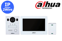 Dahua  DHI-KTX01 2-wire hybrid video door entry kit - Wifi Monitor / DMSS Apps